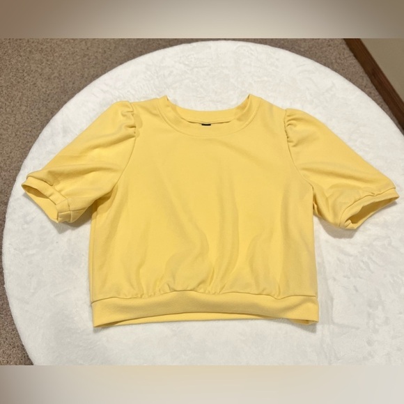 Dazy Tops - Dazy Bubble Sleeve Top - Size XL